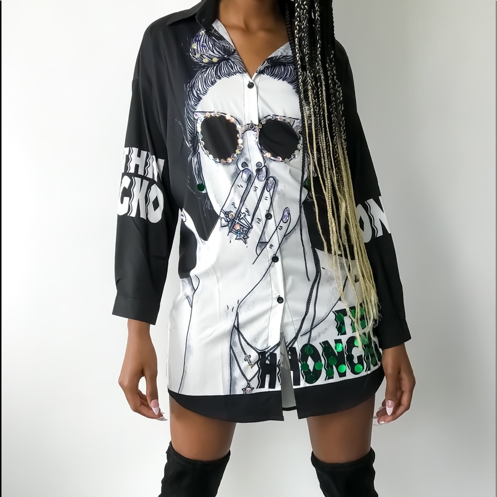 “Bravo My Life” T-shirt Dress